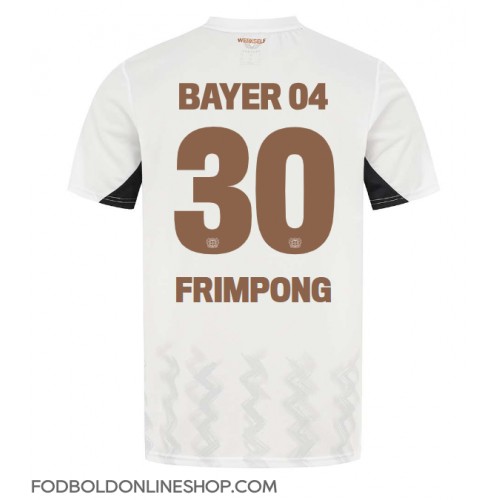 Bayer Leverkusen Jeremie Frimpong #30 Udebanetrøje 2024-25 Kortærmet